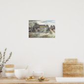 Ravilious - Buscot Park, Farringdon Oxfordshire, ポスター (キッチン)