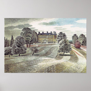 Ravilious - Buscot Park, Farringdon Oxfordshire, ポスター