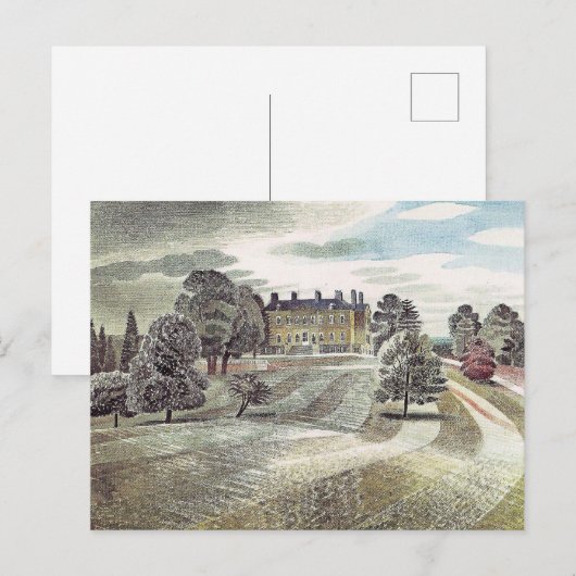 Ravilious - Buscot Park, Farringdon Oxfordshire, ポストカード (正面/裏面)