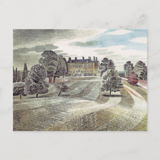 Ravilious - Buscot Park, Farringdon Oxfordshire, ポストカード (正面)