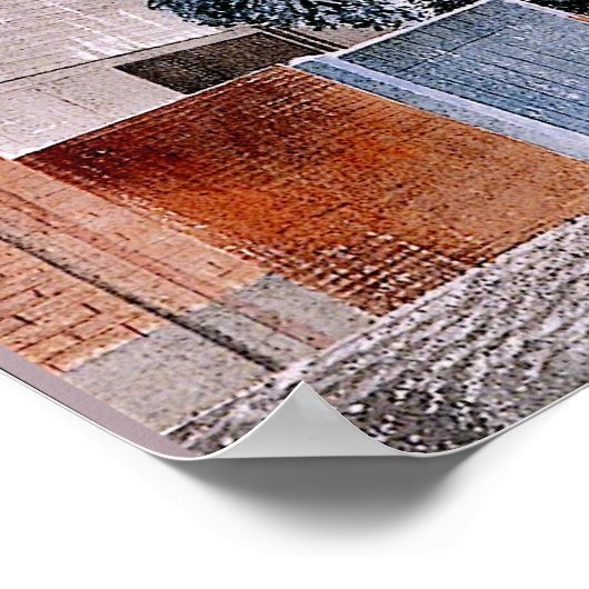 Ravilious - Castle Hedingham, Essex ポスター (角)