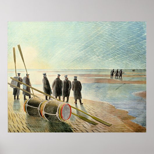 Ravilious - Dangerous Work at Low Tide, ポスター (正面)