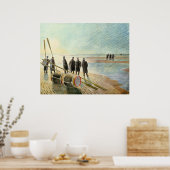 Ravilious - Dangerous Work at Low Tide, ポスター (キッチン)