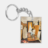 Ravilious - Edward Bawden Working in His Studio キーホルダー (正面左)