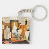 Ravilious - Edward Bawden Working in His Studio キーホルダー (裏面)