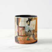 Ravilious - Edward Bawden Working in His Studio マグカップ (中央)