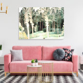 Ravilious - Lombardy Poplars, キャンバスプリント (インサイチュ (リビング))