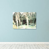 Ravilious - Lombardy Poplars, キャンバスプリント (インサイチュ (ウッドフロア))