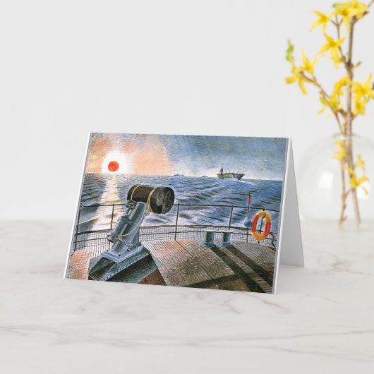 Ravilious - Midnight Sun カード (黄色い花)