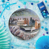 Ravilious - Vicarage in Winter,  ペーパープレート (パーティー)