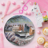 Ravilious - Vicarage in Winter,  ペーパープレート (パーティー)