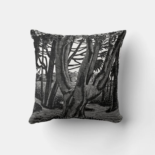 Ravilious - Woodland Outside Florence クッション (裏面)