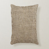 Raw Linen:ナチュラルテクスチャード生地。 アクセントクッション (正面(垂直))