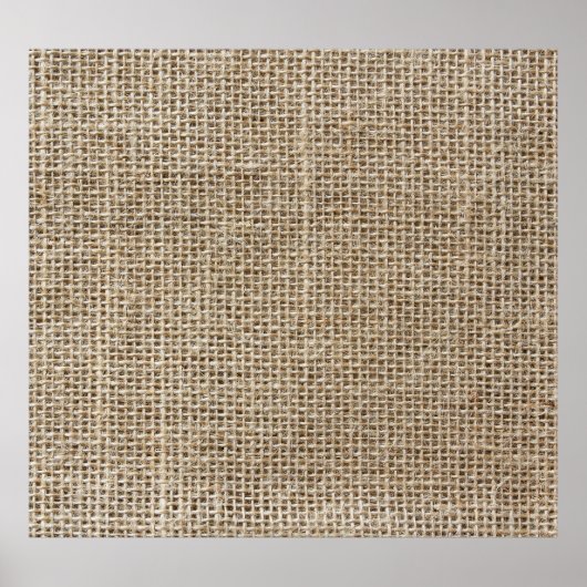 Raw Linen：ナチュラルテクスチャード生地。 ポスター (正面)
