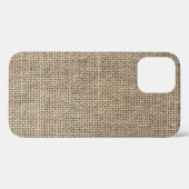 Raw Linen:ナチュラルテクスチャード生地。 Case-Mate iPhoneケース (裏面 (横))