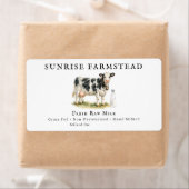 Raw Milk Cow | Farmstead Dairy Custom Label ラベル (インサイチュ)
