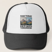 RAW Today Refined Tomorrow キャップ (正面)