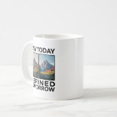 RAW Today Refined Tomorrow コーヒーマグカップ (正面左)