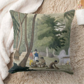 Rawakの島のPapuの種族は、「Leからの20をめっきします クッション (ブランケット)