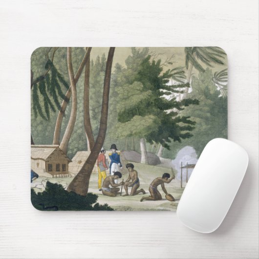 Rawakの島のPapuの種族は、「Leからの20をめっきします マウスパッド (マウス)