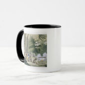 Rawakの島のPapuの種族は、「Leからの20をめっきします マグカップ (正面左)