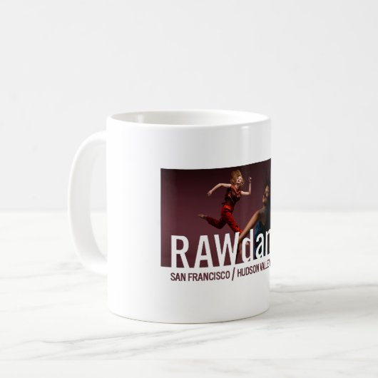 RAWdanceグラフィックマグ コーヒーマグカップ (正面左)