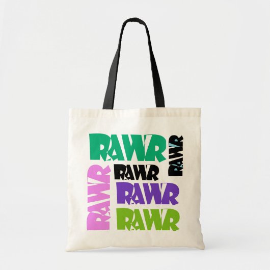 Rawrのカラフルなバッグ トートバッグ (正面)