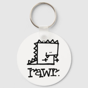 Rawrの恐竜Meepple Keychain キーホルダー