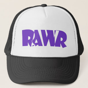 Rawrの紫色の帽子 キャップ