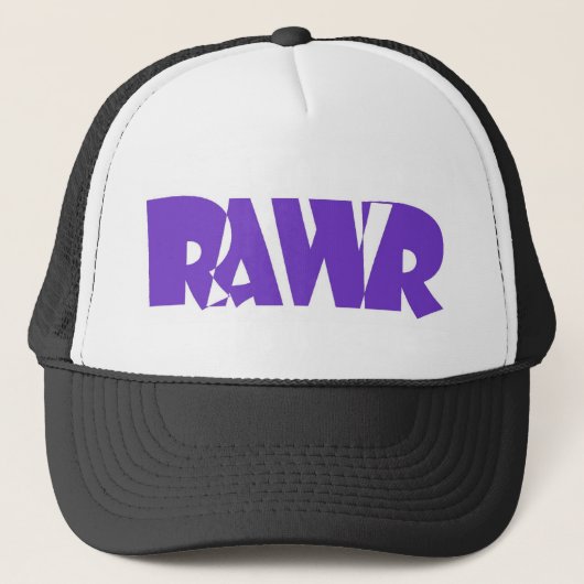 Rawrの紫色の帽子 キャップ (正面)