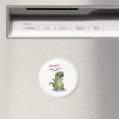 Rawrは私が恐竜であなたを愛していることを意味する マグネット (インサイチュ (食洗機))