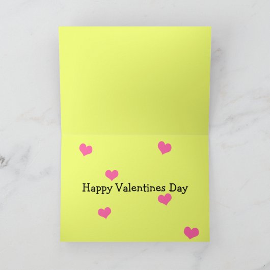 RAWRは私が恐竜カードイエローであなたを愛していることを意味する シーズンカード (内部)