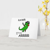 RAWRはARRR(海賊恐竜)の恐竜である カード (黄色い花)