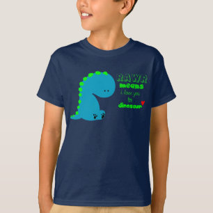 Rawrはi愛を恐竜のワイシャツの意味します Tシャツ