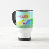 Rawrを言って下さい! 恐竜の新学期の名前のマグ トラベルマグ (正面左)