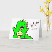 Rawrカード カード (黄色い花)