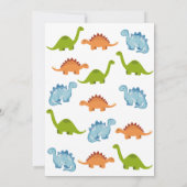 RAWRディノ招待状 招待状 (裏面)