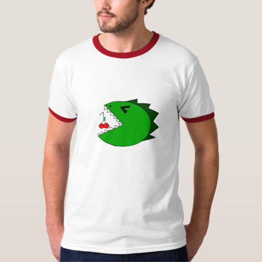 Rawrディーノの食べる人 Tシャツ (正面)