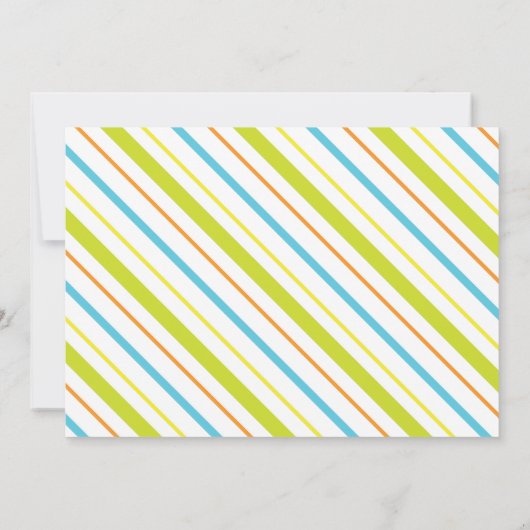 RAWR恐竜の誕生日パーティーへの招待 招待状 (裏面)