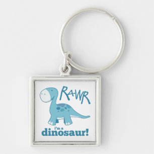 RAWR私は恐竜のディプロドクスの報酬Keychainです キーホルダー