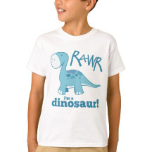 RAWR私は恐竜のTシャツだ