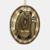 Rawr ベア セラミックオーナメント (右)