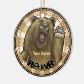 Rawr ベア セラミックオーナメント (左)