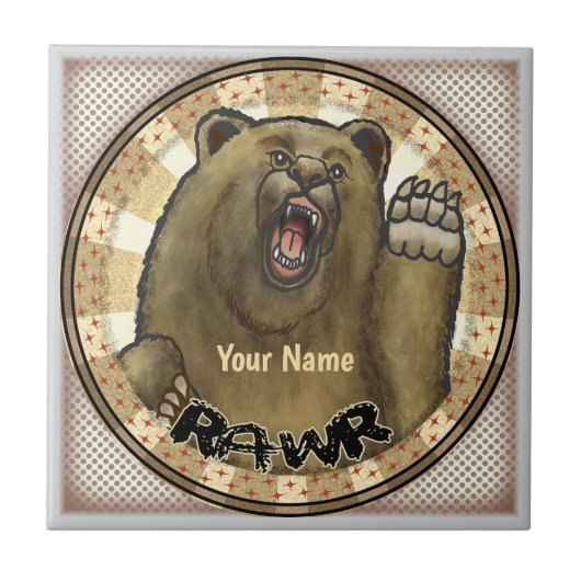 Rawr ベア タイル (正面)