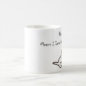 RAWR! 平均I愛恐竜の コーヒーマグカップ (中央)