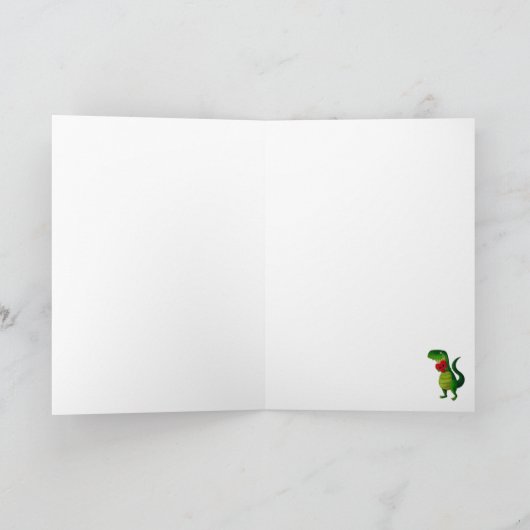 RAWR 恐竜ラブ カード (内部)