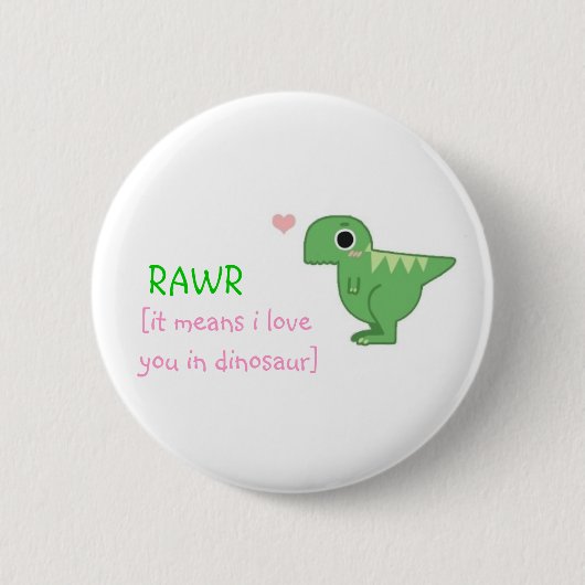 RAWR 缶バッジ (正面)