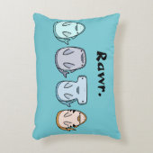 Rawr: 鮫の枕 アクセントクッション (正面(垂直))