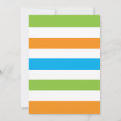 Rawr Dinosaur Boy Birthday Partyの招待 招待状 (裏面)