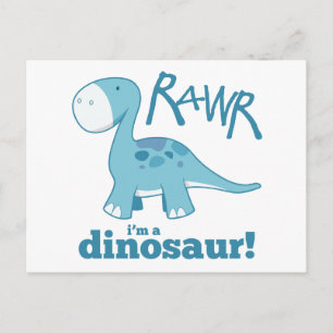 RAWR Iは恐竜の卒業証書はがき ポストカード